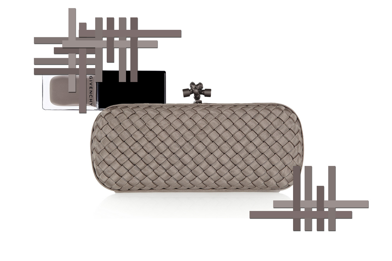 Beauty Clutch e smalti Bottega Veneta 06 Vernis Please Private Grey