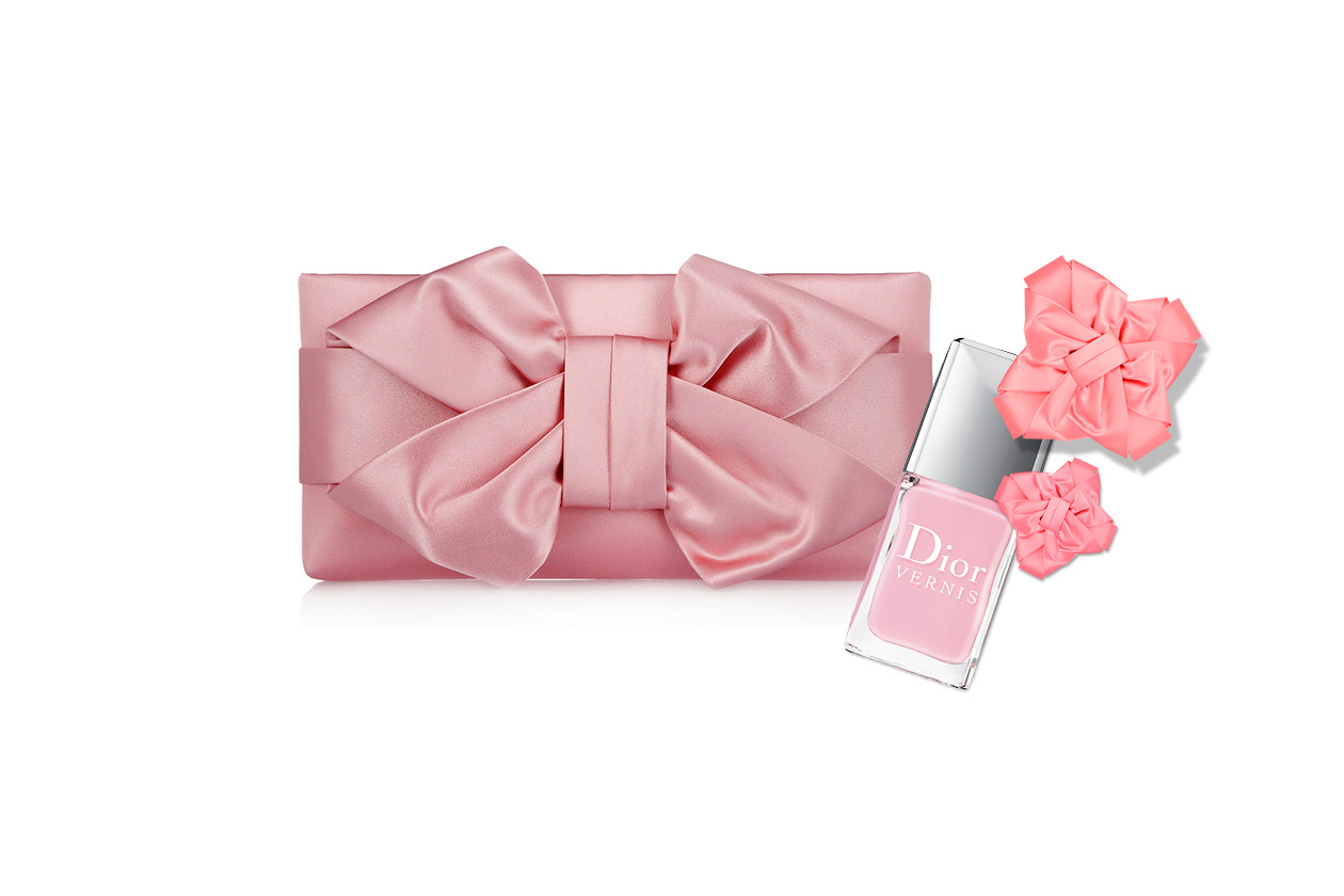 Beauty Clutch e smalti Valentino 155VernisLookSpringTutu