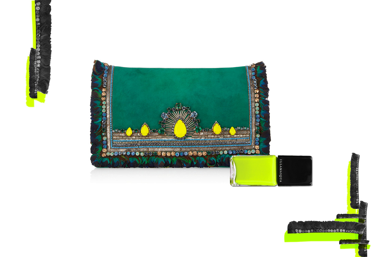 Beauty Clutch e smalti matthew williamson Illamasqua Rare