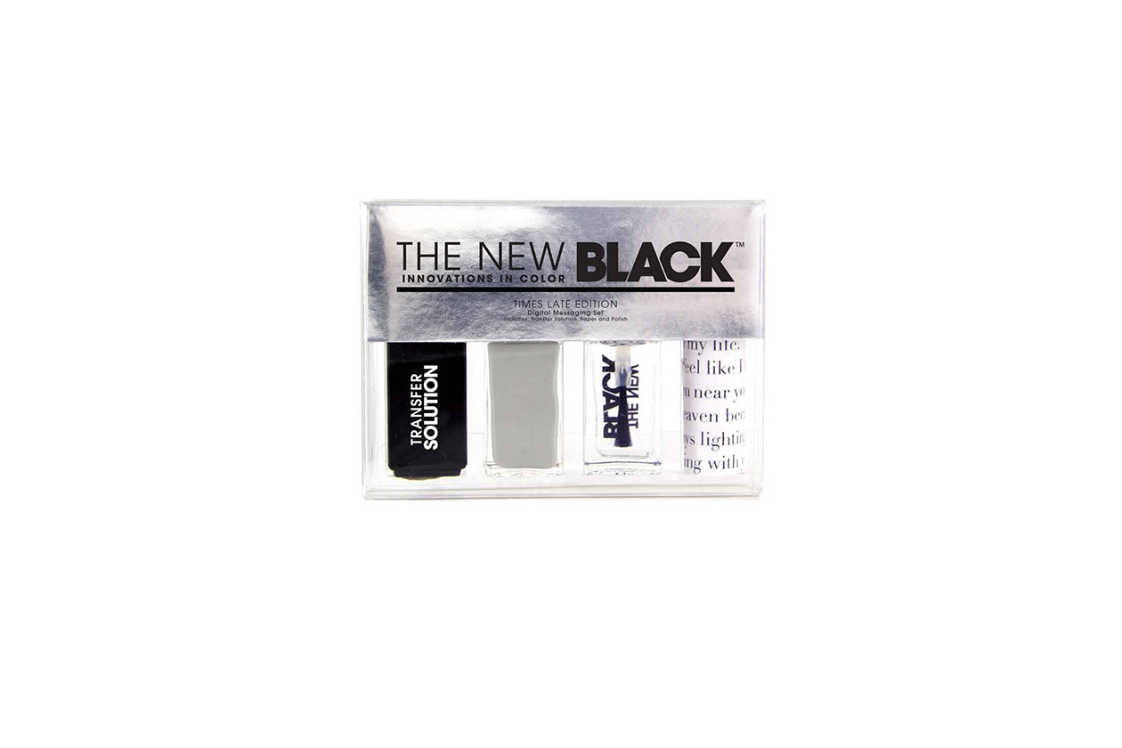 Beauty Smalti effetti speciali The New Black Tipography Times Late Edition