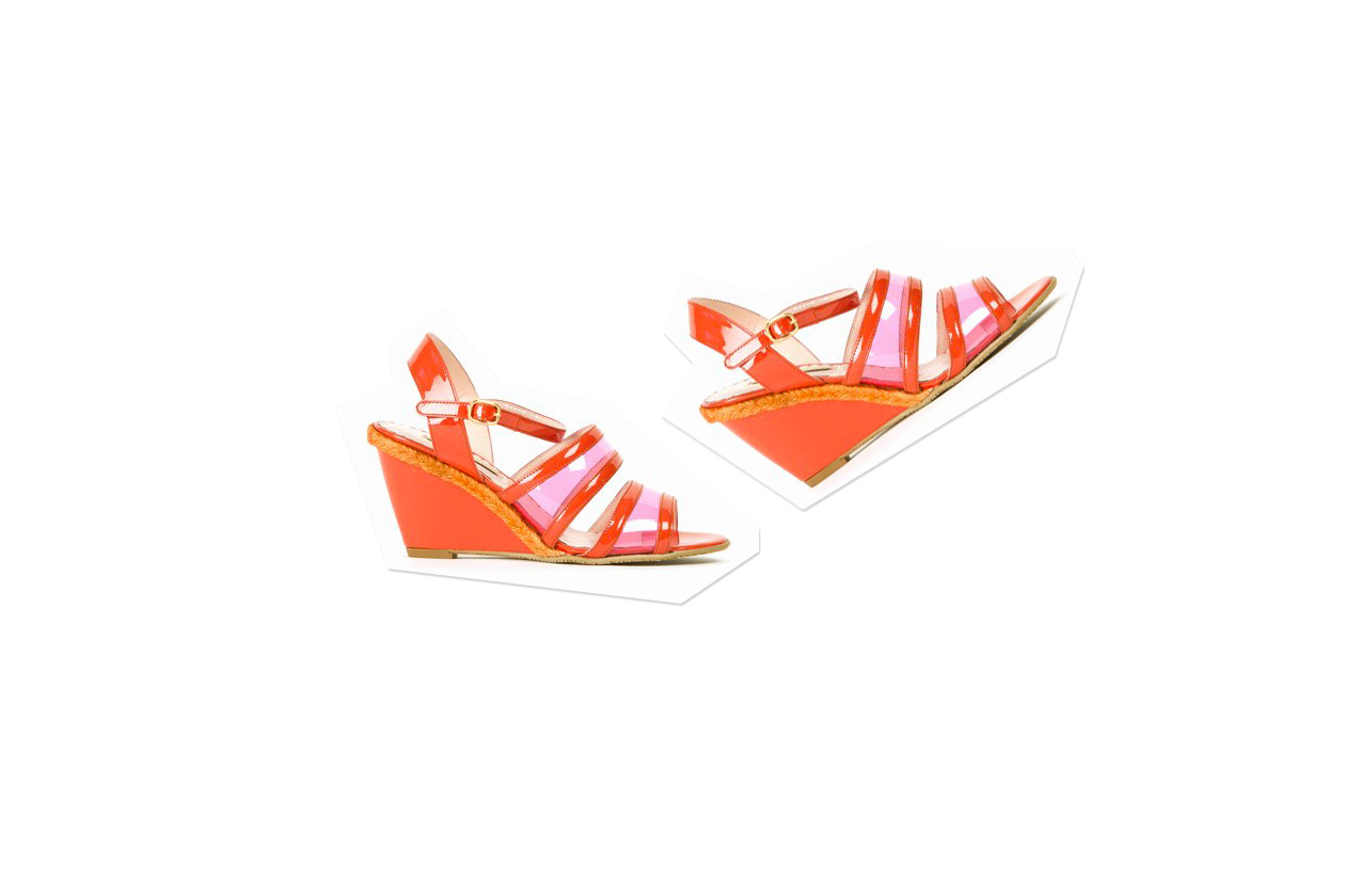 Fashion Toplist California dreaming Sandali in raffia e pvc di Opening Ceremony