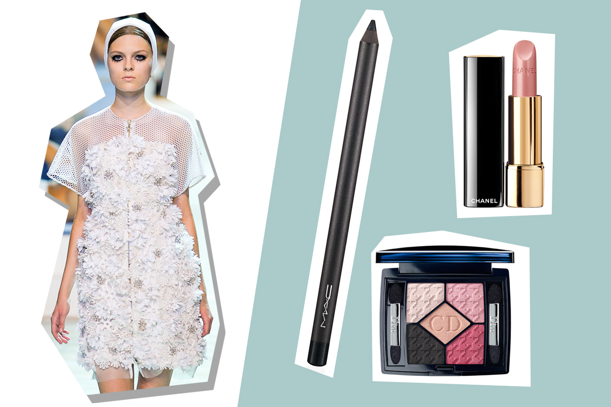 Il mood della Riviera anni Sessanta secondo Moncler Gamme Rouge rivive in fiori e cuffie vintage (Dior – MAC – Chanel)