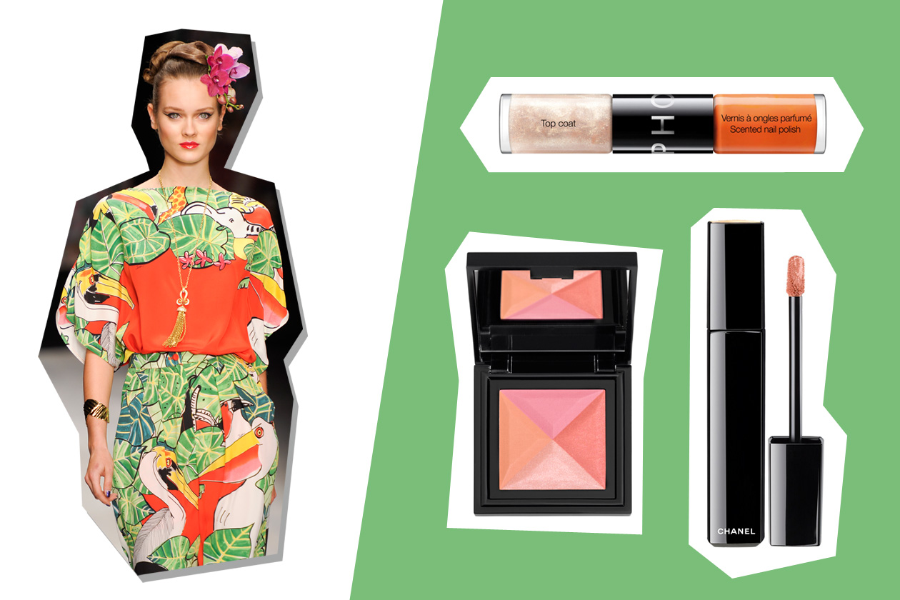 Issa London firma una collezione che è un giardino tropicale con piante e tucani (Diego Dalla Palma – Sephora – Chanel)