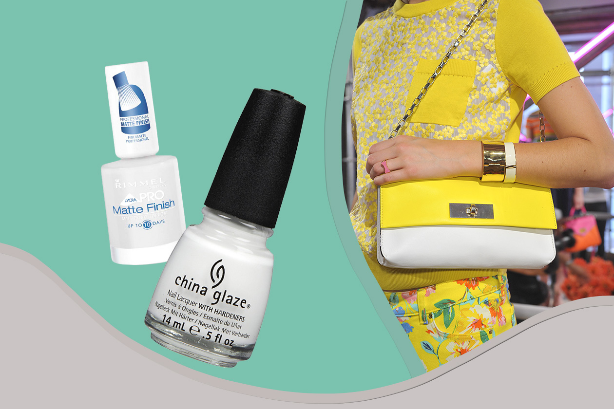 Yellow&White per Kate Spade (China Glaze – Rimmel)