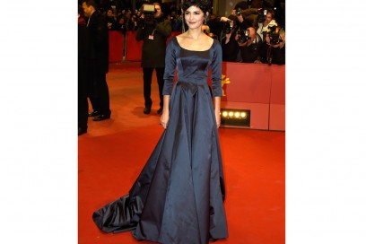 audrey tautou prada gown dress getty
