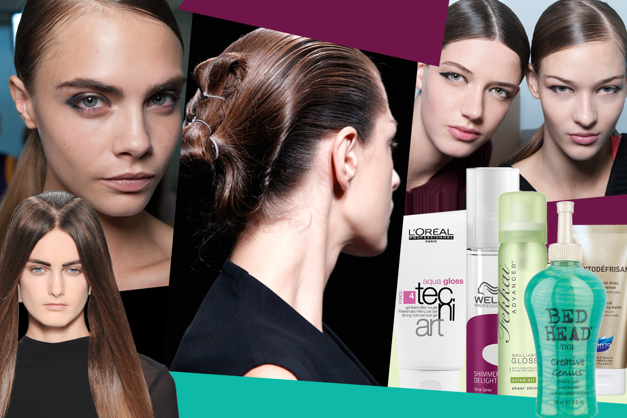 Trend capelli: dalle passerelle capelli glossy e wet per la Primavera/Estate
