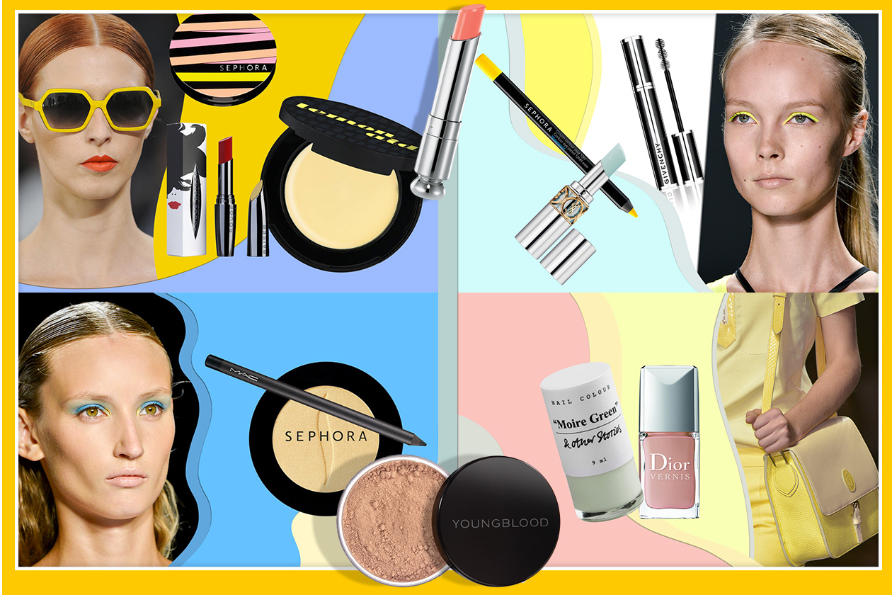 Make up: è la stagione del giallo dalle sfilate al trucco