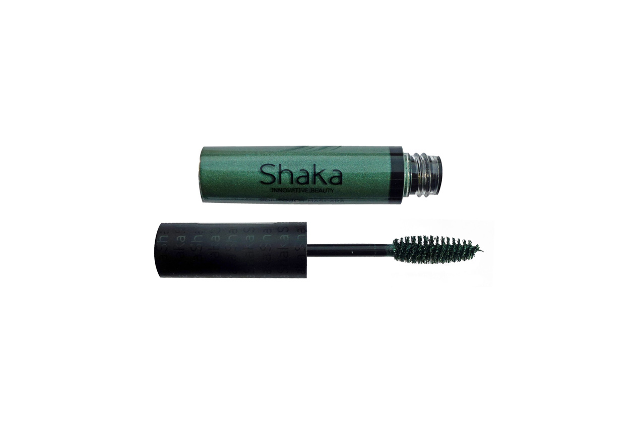 shaka innovative beauty pop touch mascara colorati colorato emerald verde smeraldo perlato 2