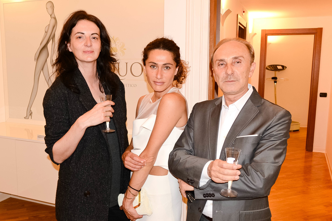 Claudia Carretti (L’Officiel), Arianna Cattarin, Giuseppe Picarella (medico e chirurgo estetico)