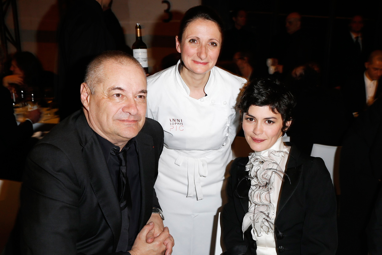Jean Pierre Jeunet, Anne Sophie Pic et Audrey Tautou