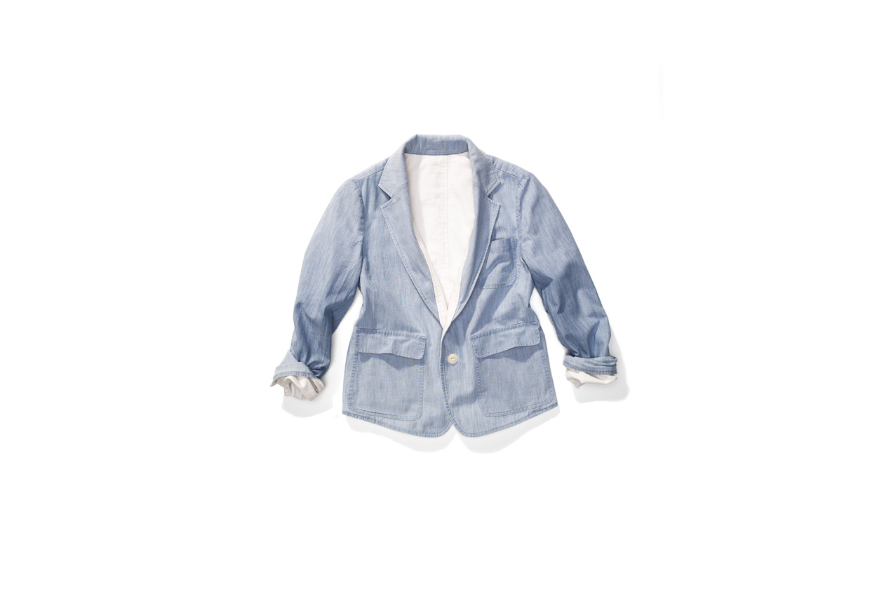 chambray blazer wsw