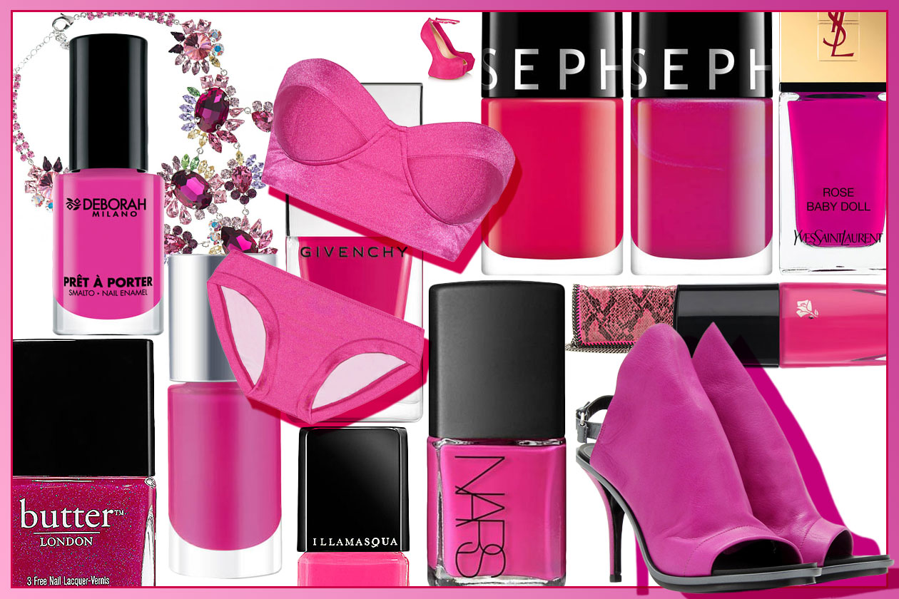 Smalti: fucsia e rosa shocking per manicure in vista