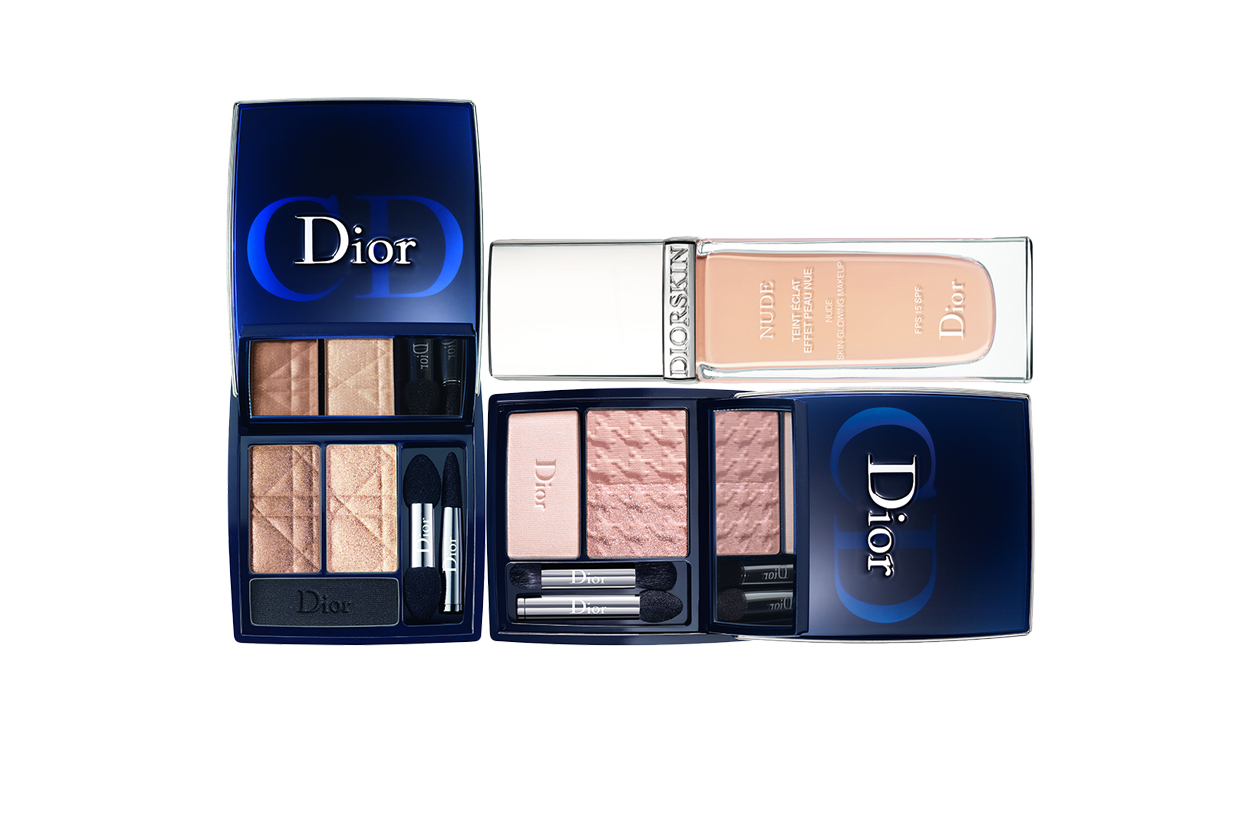 Il mix di prodotti per un nude look très chic sui toni romantici del rosa (Dior)