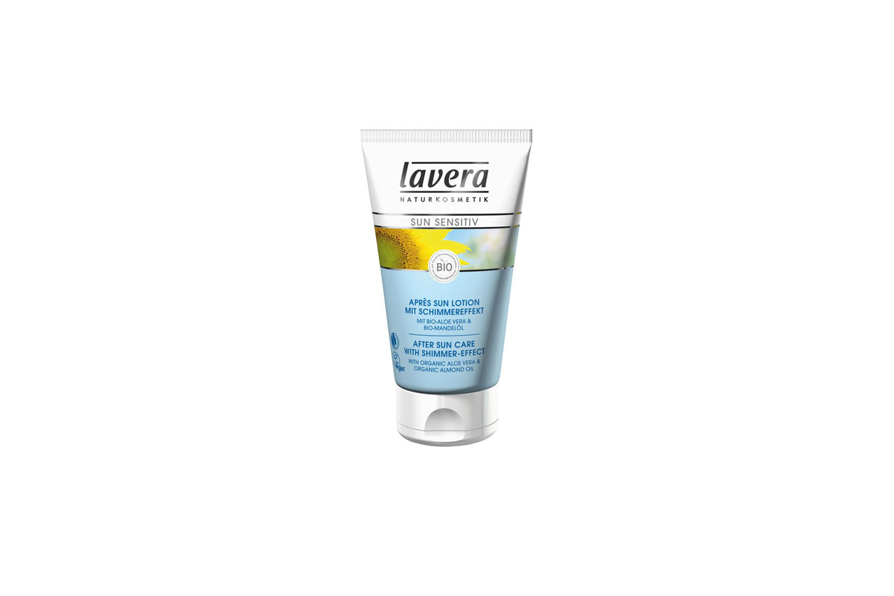 Lavera Sun Sensitive Lozione doposole effetto shimmer