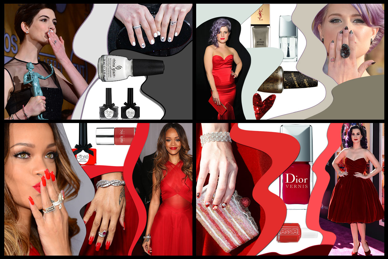 Red carpet nail: dal rosso Rihanna alla manicure stravagante di Katy Perry