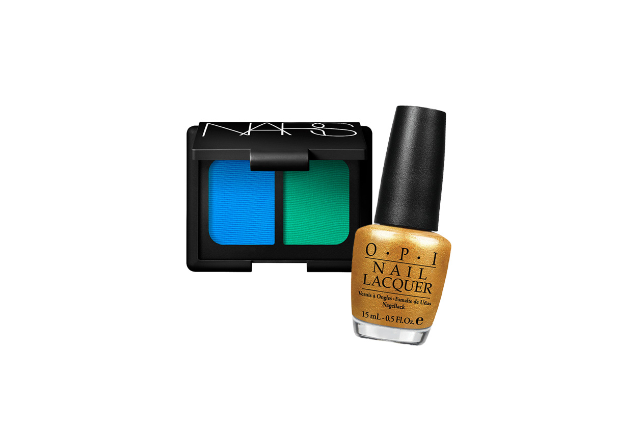 SHOCKING COLORS: look di forte impatto con il Duo Eyeshadow della Color Collection Mad Mad World di Nars e con l’OY Another Polish Joke! by OPI