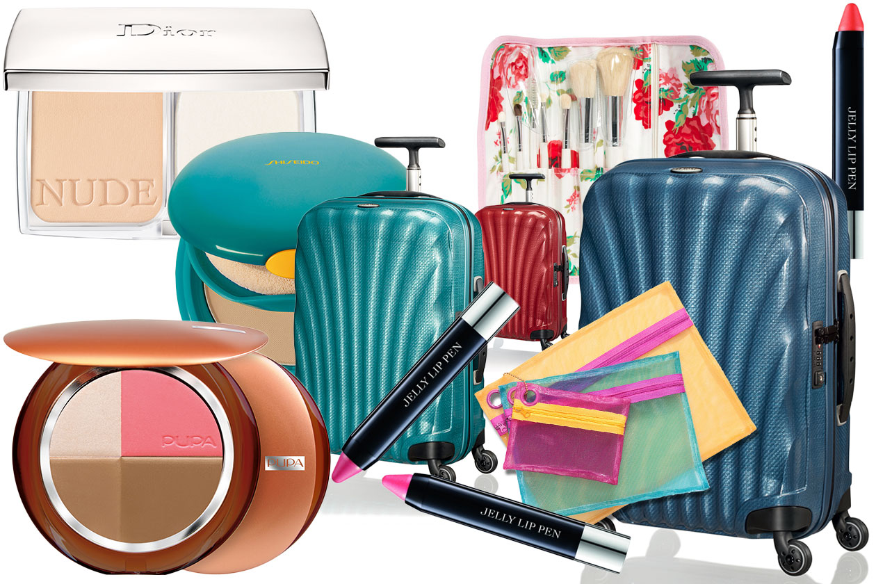 Beauty in aereo: il kit di prodotti di bellezza adatti a viaggiare con il bagaglio a mano