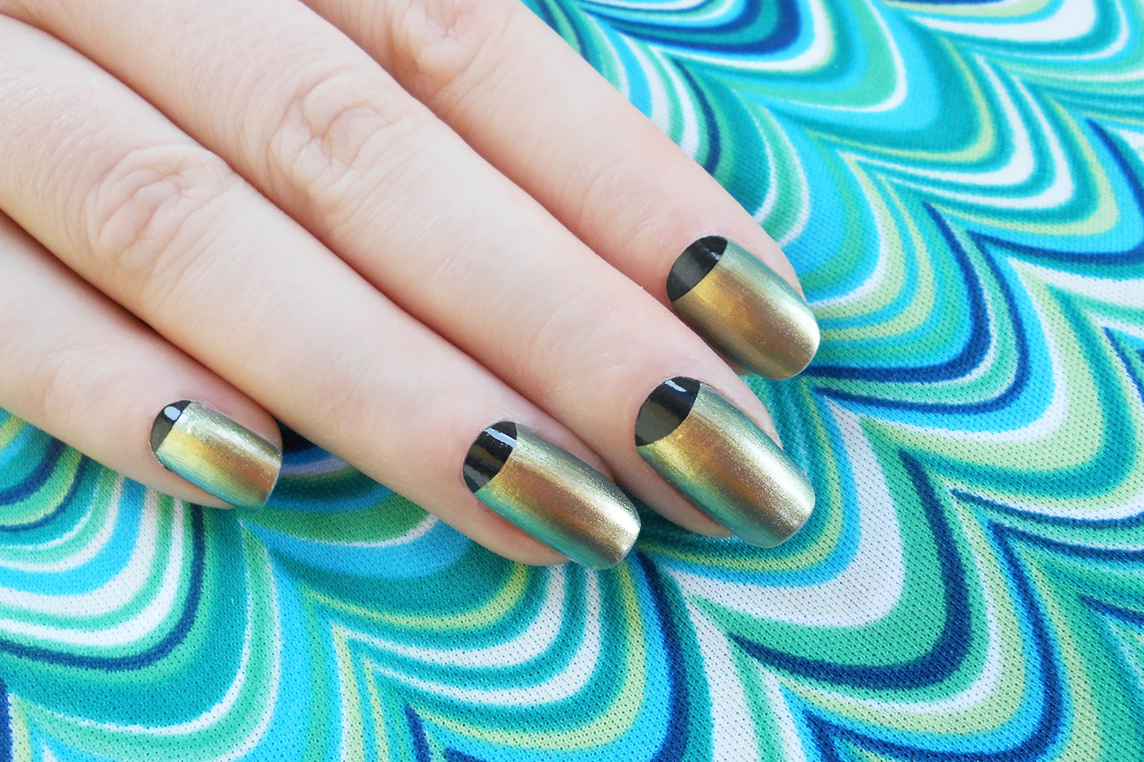 03 MetalGroove nailart