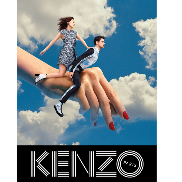KENZO FW13 Campaign flying hand single