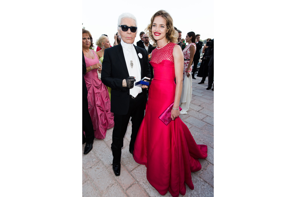 Karl Lagerfeld & Natalia