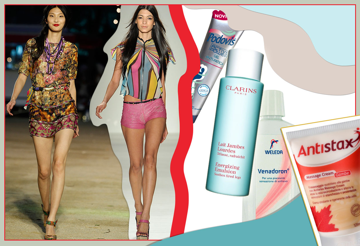 Gambe leggere con gel, creme e spray dall’azione rinfrescante e defaticante