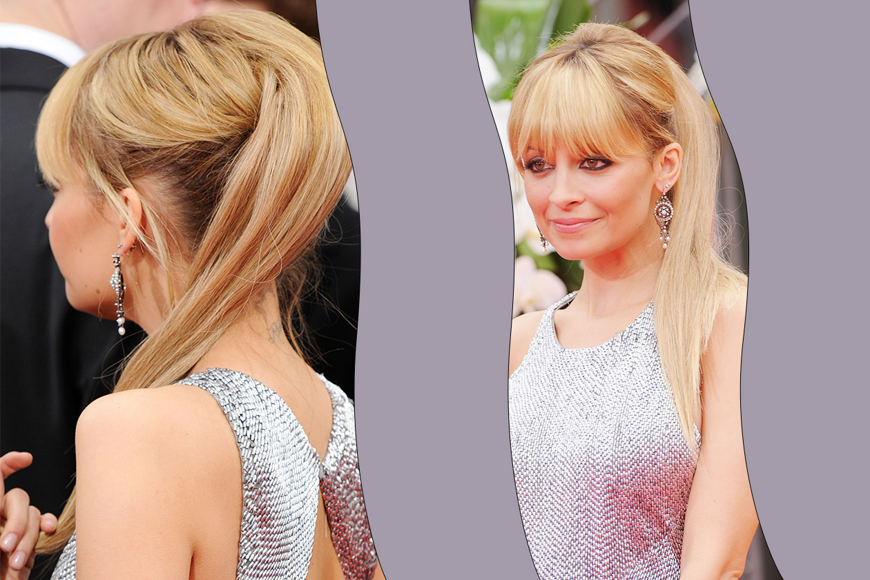 BEAUTY Nicole Richie GoldenGlobes2012