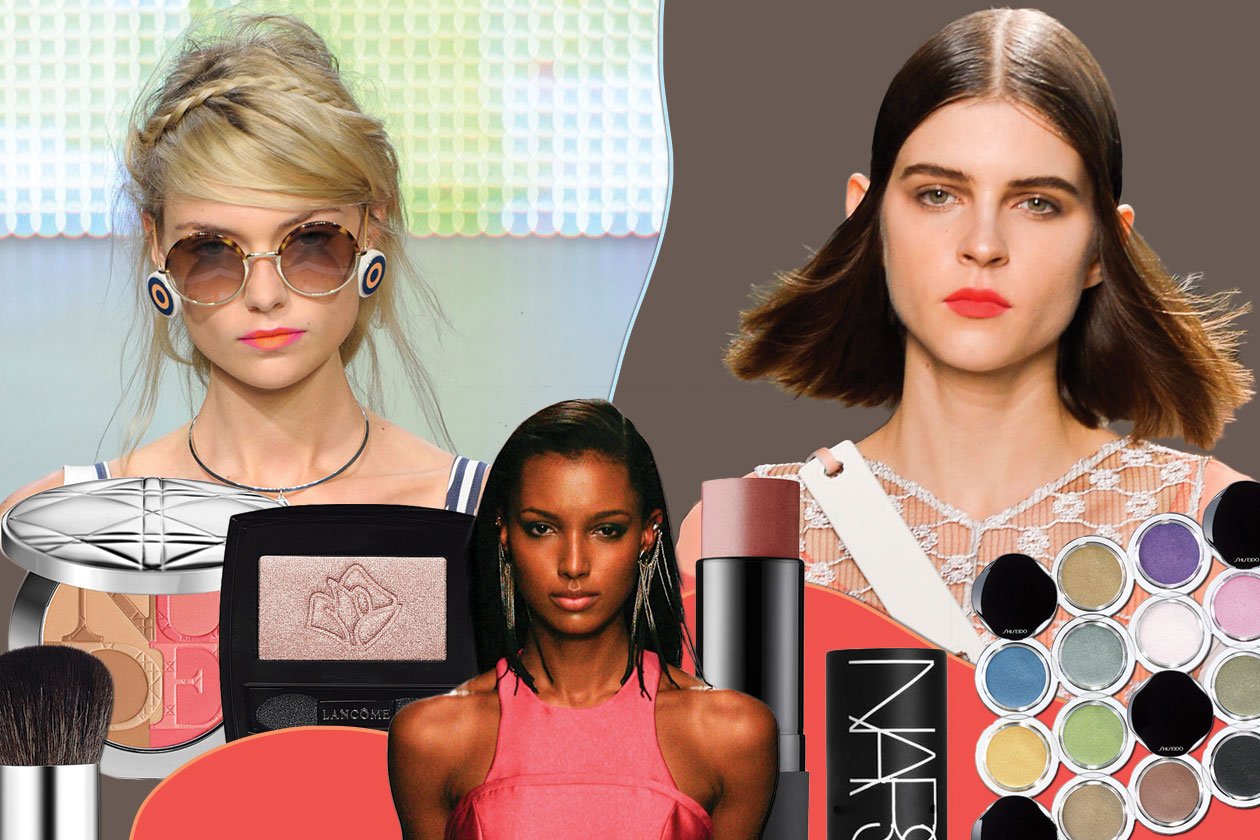 BEAUTY SUMMER MAKE UP cover collage