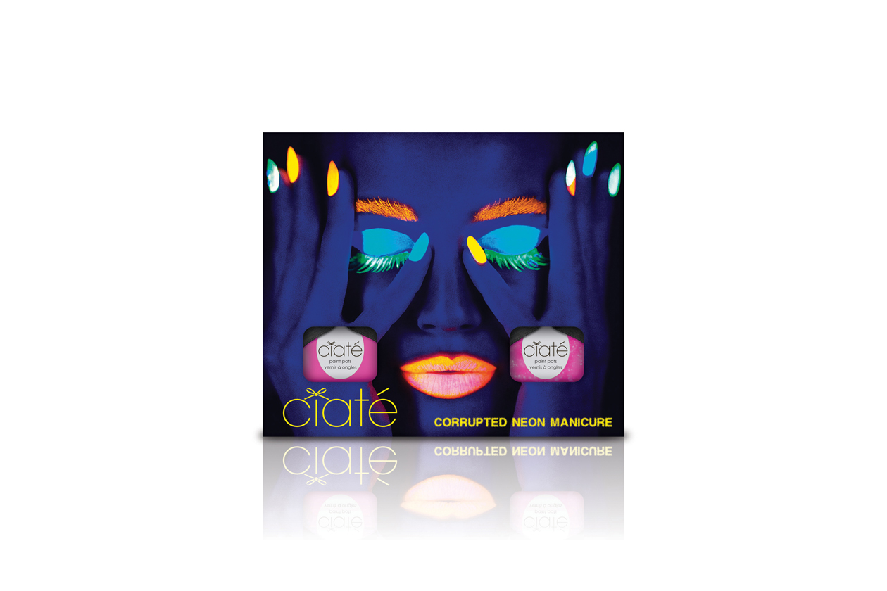 Corrupted Neon Manicure