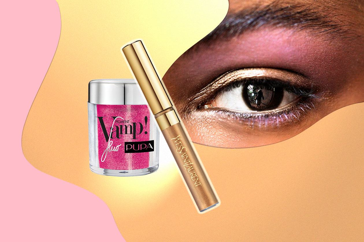 FUCSIA E ORO, EIGHTIES FEVER: i colori degli anni Ottanta che brillano sulla pelle baciata dal sole (Pupa – Yves Saint Laurent – Yeohlee)