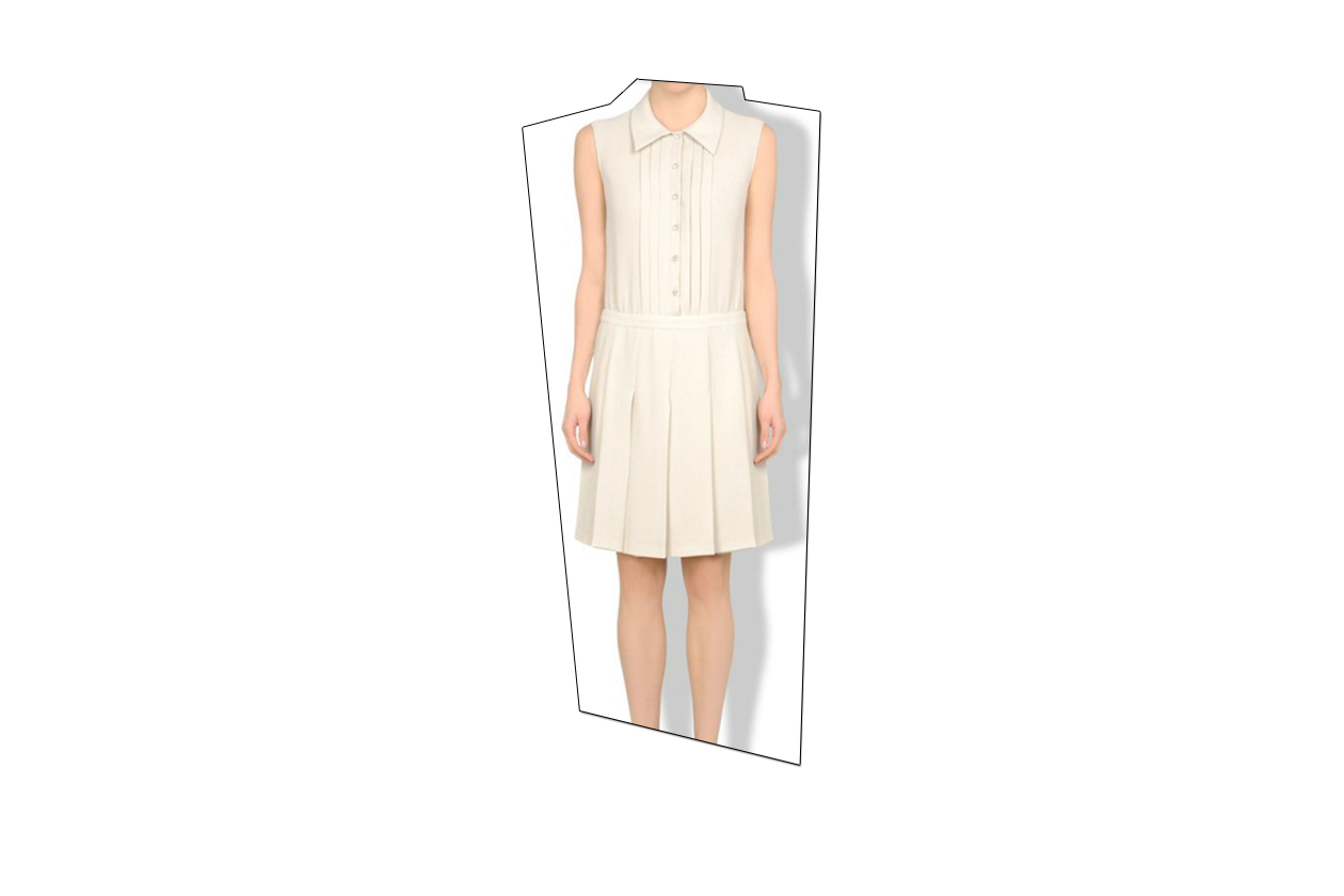 Fashion top list Little White dress MoschinoCC
