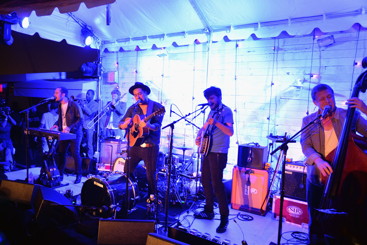 Mumford and sons attend SOHO HOUSE NEW YORK’s 10 Year Birthday on the Roof