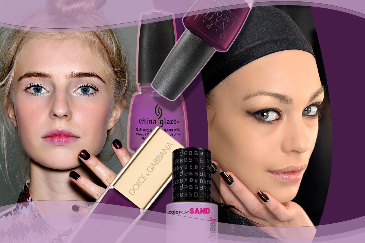 Smalti: la manicure si fa misteriosa e seducente grazie alle sfumature del viola