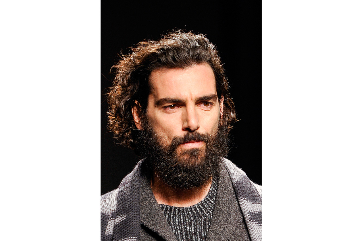 Binomio sexy: riccio e barba (Missoni)