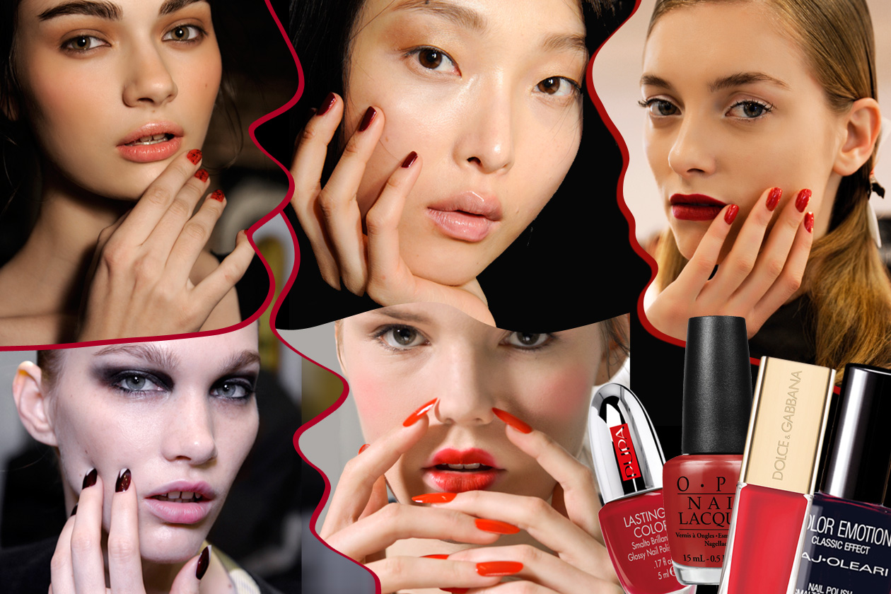 Immancabile rosso: protagonista delle manicure autunnale 2013. La variante più trendy? Il bordeaux. La selezione di Grazia.IT