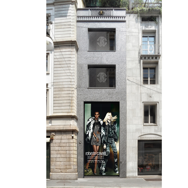 Roberto Cavalli: il nuovo store a Milano