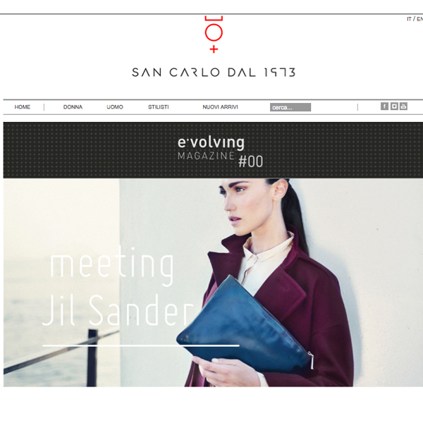 San Carlo dal 1973: new store e sito