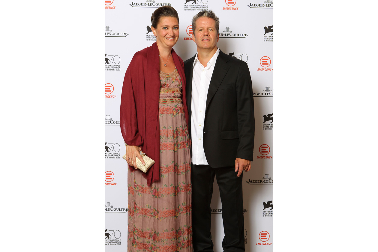 Venice Film Festival 2013 Ernst Knam and wife at the party Jaeger LeCoultre for Emergency It’s time to help Sierra Leone ph. pessina (2)