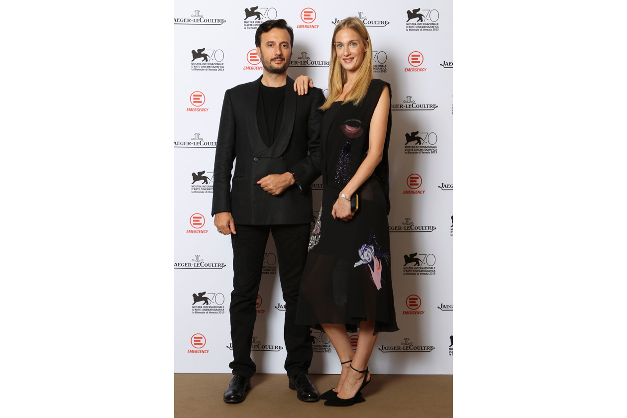 Venice Film Festival 2013 Matteo Ceccarini and Eva Riccobono at the party Jaeger LeCoultre for Emergency It’s time to help Sierra Leone ph. pessina