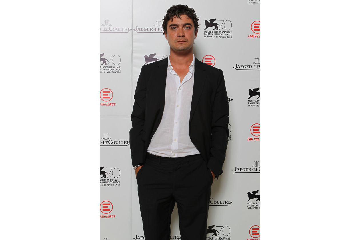 Venice Film Festival 2013 Riccardo Scamarcio at party Jaeger LeCoultre for Emergency It’s time to help Sierra Leone ph. pessina