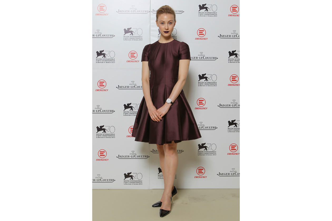 Venice Film Festival 2013 Sarah Gadon at party Jaeger LeCoultre for Emergency It’s time to help Sierra Leone ph. pessina