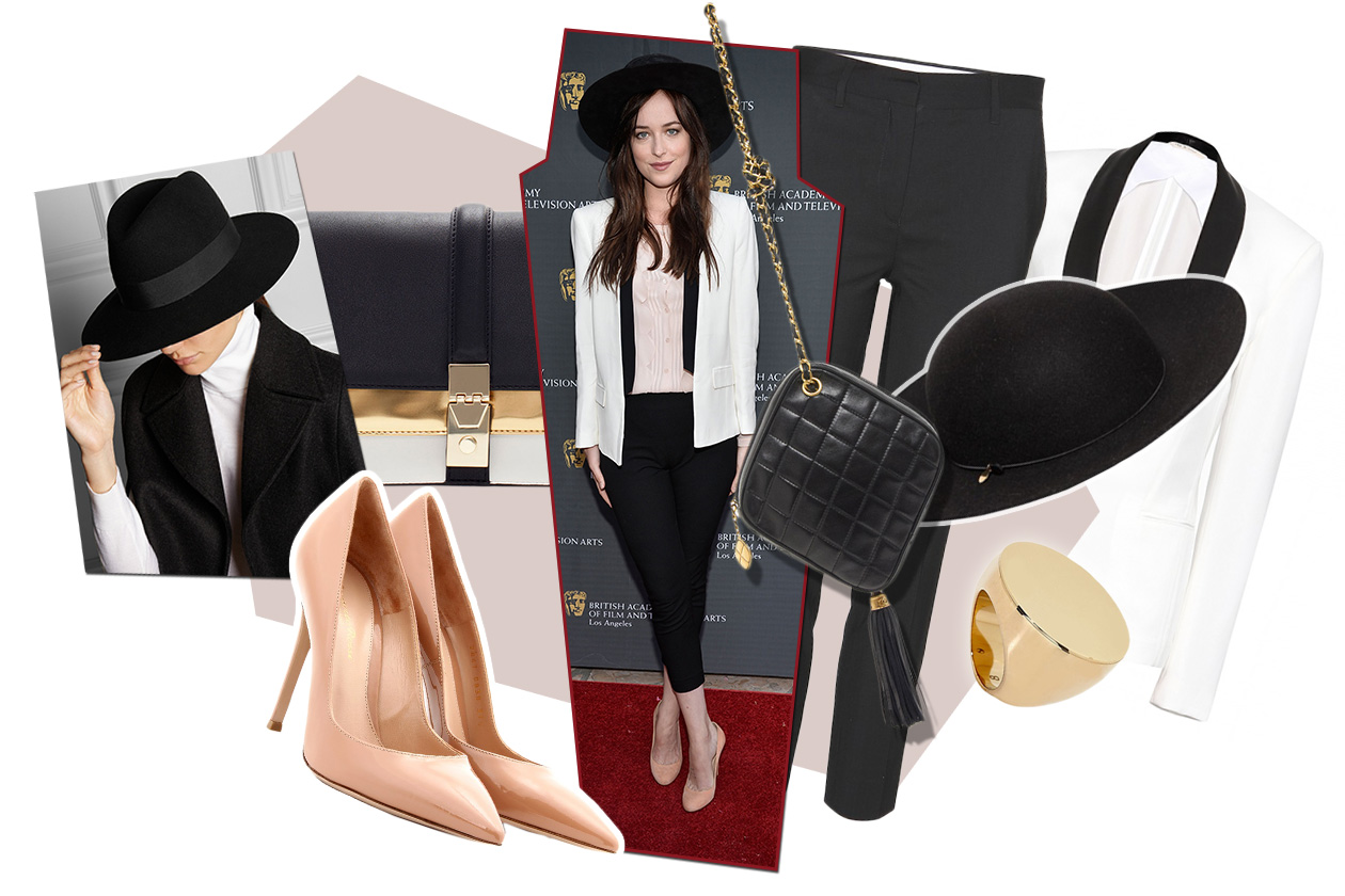 Boyish e raffinata come Dakota Johnson