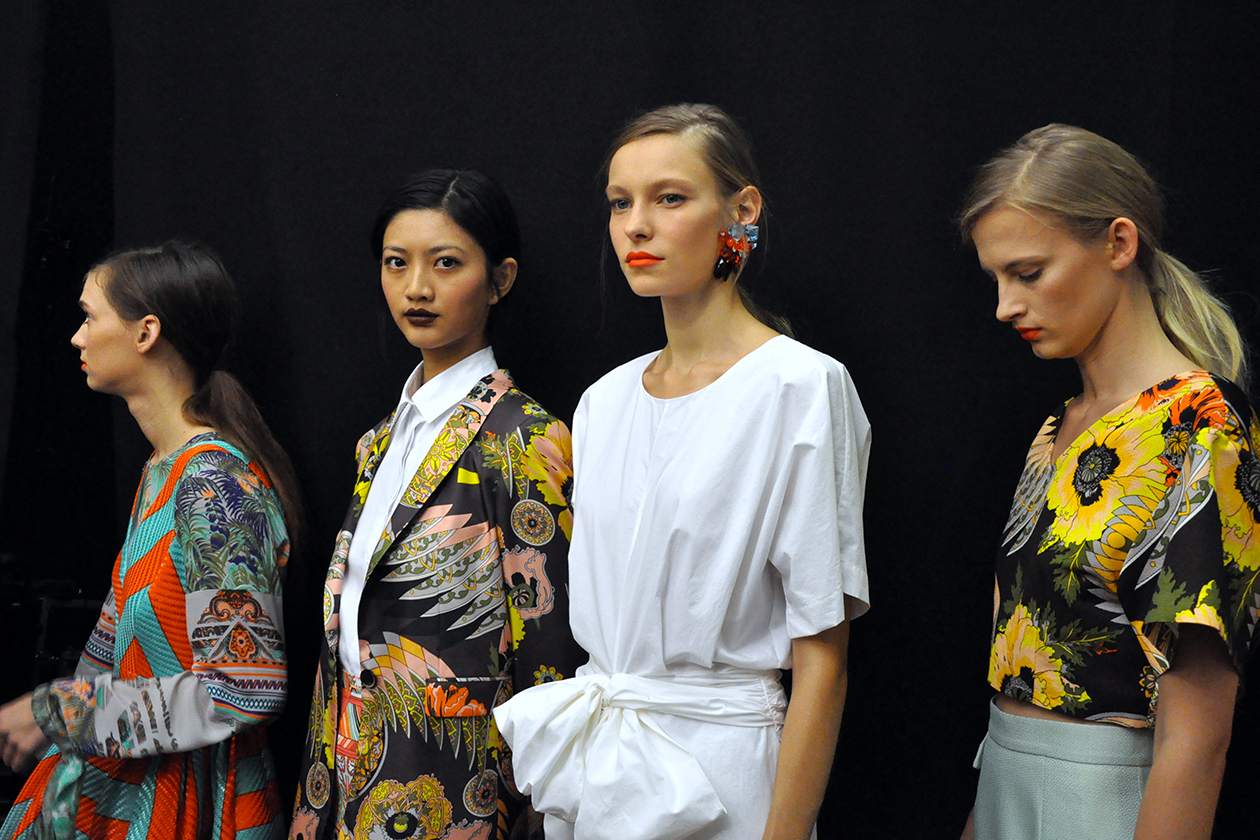 MSGM primavera/estate 2014: il backstage beauty&hair