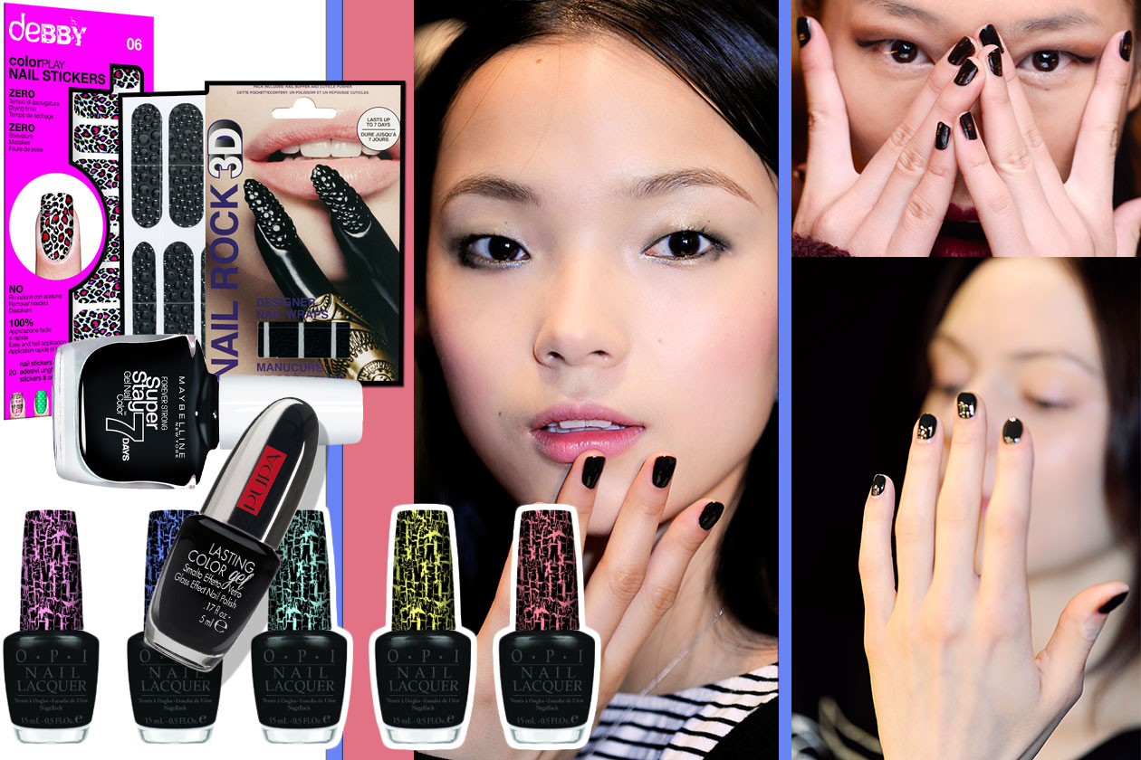 Unghie: punk couture in nero