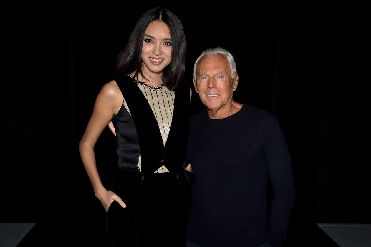 Zhang Zhilin, Giorgio Armani