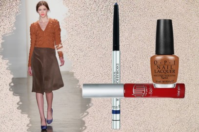 AUTUMN COLORS: indossiamo i colori dell’autunno (Costello Tagliapietra) e rendiamoli più caldi con un trucco ad hoc (Dior – The Balm – OPI)