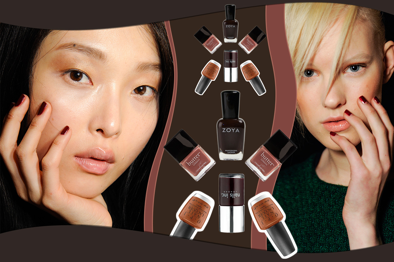 Smalti: tutte le tonalità del cioccolato per una manicure golosa