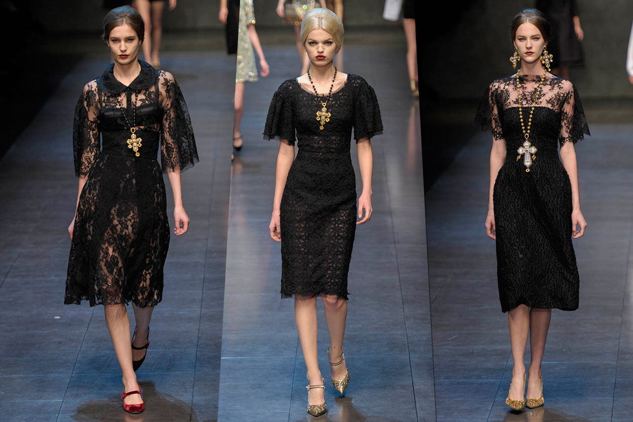 Fashion Total black list DolceGabbana