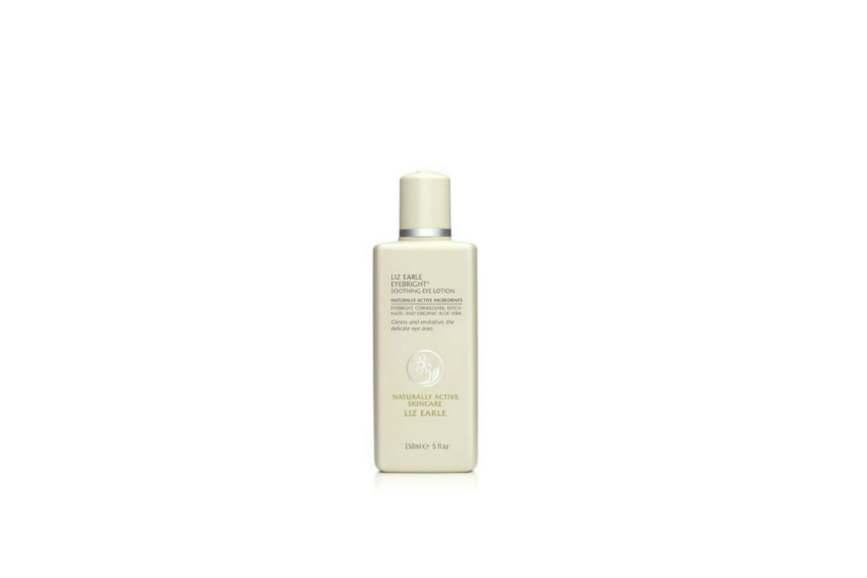 La lozione Eyebright Soothing Eye Lotion di Liz Earle è l’ideale per avere occhi idratati e luminosi