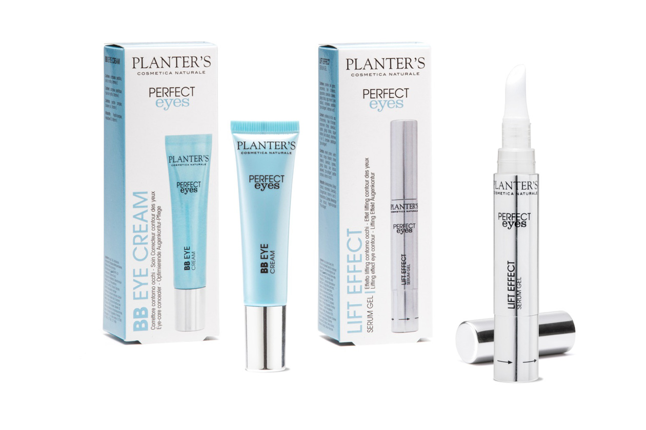 Planter’s ha messo a punto la nuova BB Eye cream che minimizza le imperfezioni e il Lift Effect Serum Gel effetto tensore