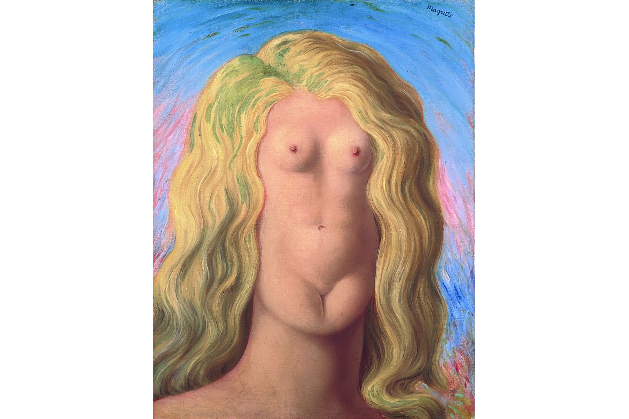 Rene Magritte; lo stupro; il volto del novecento; palazzo reale; centre pompidou; milano; donna